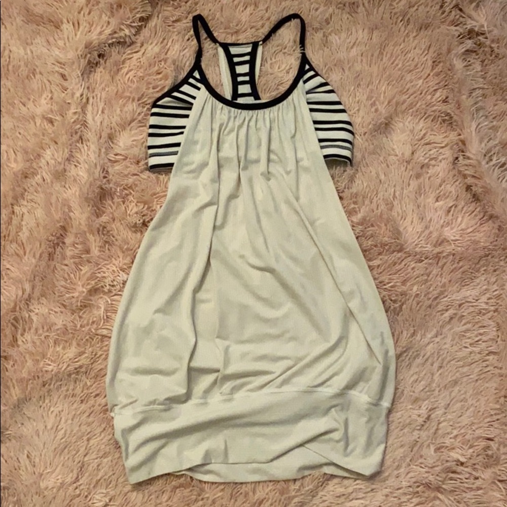 Lululemon Athletica tank with built-in sports bra